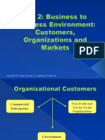 Ch. 2: Business To Business Environment: Customers, Organizations and Markets