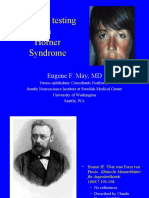 Eyedrop Testing in Horner Syndrome: Eugene F. May, MD