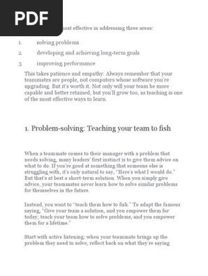 Coaching
