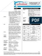 Carbomastic 15: Selection & Specification Data Substrates & Surface Preparation