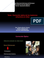 Correccion Optica de Los Trastornos Refractivos en Niños