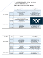 Jadwal Ujian Akhir Semester Genap 20192 PDF