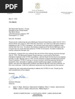 Letter Gov. Whitmer To Pres. Trump Re 502 (F)