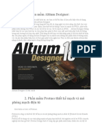 Phần mềm Altium Designer