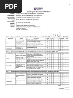 Lab Report Assessment Rubrics