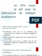 El Formato APA para Trabajos Académicos