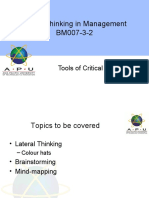 Critical Thinking in Management BM007-3-2
