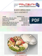 DPB 6033 Operation Management