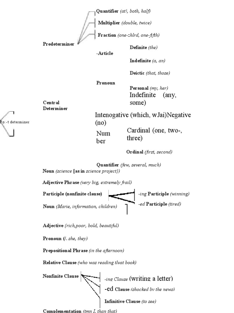 Understanding Predeterminers in Grammar | PDF