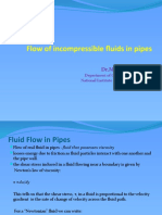 Flow of Incompressible Fluids Through Pipes