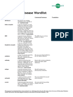 Unit 5 - Health Wordlist - One Stop English