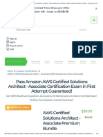 Pass Amazon AWS Certified Solutions Architect - Associate Certification Exam in First Attempt Guaranteed!