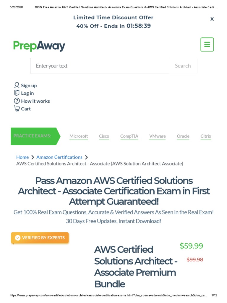 AWS-Solutions-Architect-Associate模擬対策