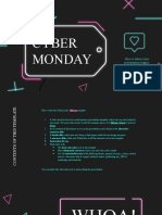Neon Cyber Monday by Slidesgo
