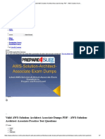 Valid AWS-Solution-Architect-Associate Dumps PDF - AWS-Solution-Archi