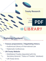 Treaty Research 2019