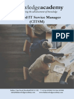 Certified IT Service Manager (CITSM) Delegate Pack