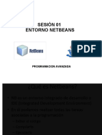 Sesión 01 Entorno Netbeans: Programacion Avanzada