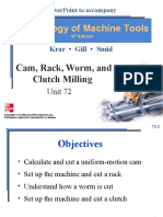 Technology of Machine Tools: Cam, Rack, Worm, and Clutch Milling