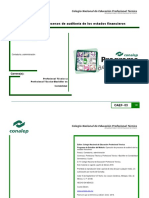 Programa Operación de Auditoría de Los Estados Financieros PDF