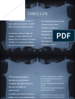 Los Géneros Cinematograficos (Thriller y Terror)