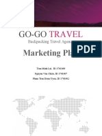 GO-GO Backpacking Travel Agency Marketing Plan