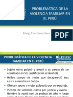 Problemas de violencia familiar en el Perú