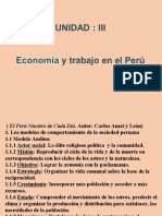 Unidad III Economía y Trabajo en El Perú - REALIDAD NACIONAL URP