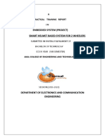 Embedded System (Project) Smart Helmet Based System For 2 Wheelers