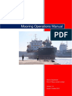 Mooring Operations Manual: Marine Department Port of Tilbury London Limited