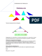 Congruencia de Triangulos Decimo PDF
