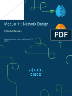 Module 11: Network Design: Instructor Materials