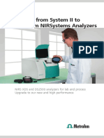 Moving From System Ii To Metrohm Nirsystems Analyzers