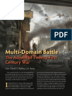 Multi-Domain Battle: The Advent of 21st Century Warfare