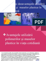 Avantajele Și Dezavantajele Utilizării Polimerilor Și Maselor Plastice În Viața Cotidiană