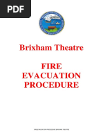 Fire Evacuation Procedure Brixham Theatre