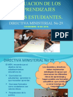 DIRECTIVA MINISTERIAL No 29.pps