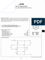 Rf-If Amplifier: Fairchild Linear Integrated Circuits