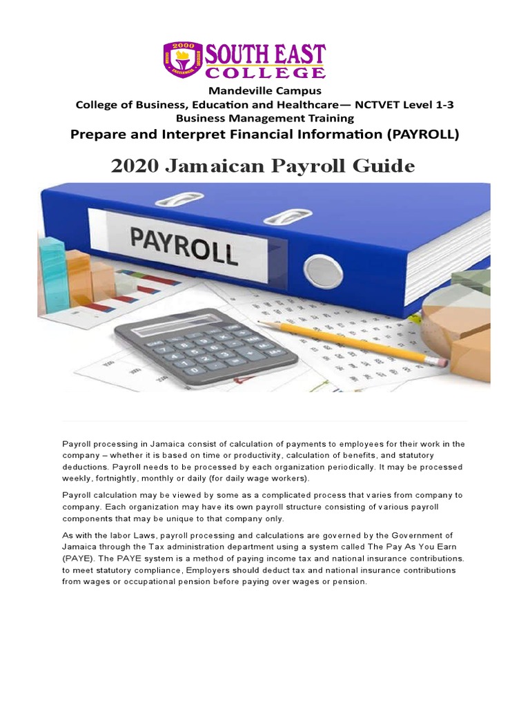 Payroll MGMT Learner Guide | PDF | Payroll | Income Tax