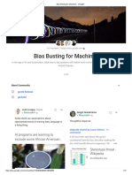 Bias Busting for Machines - Google+