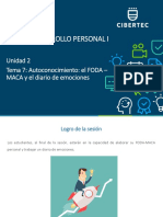 PPT Unidad 02 Tema 07 2020 01 Desarrollo Personal I (2241) PDF