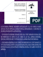 1.-Se Recomienda Posponer Tratamiento Anticoagulante Si La Hic Ocurrió en Rango