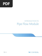 Pipe Flow Module: Introduction To