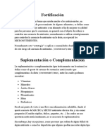 SUPLEMENTACION DEPORTIVA - Nutricion Deportiva
