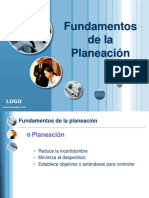 Fundamentos de La Planeación