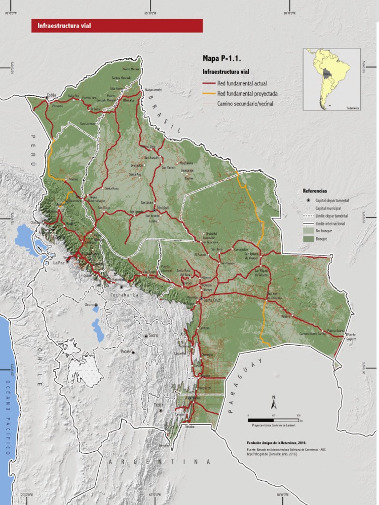 P-1 - Infraestructura - Vial - 2a | PDF | Bolivia | América del Sur