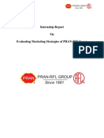 Internship Report On Evaluating Marketing Strategies of Pran-Rflgroup