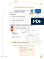 Estrategias de cálculo mental para sumar cantidades de dinero