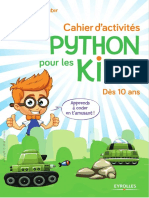 David Weinachter - Cahier D'activités Python Pour Les Kids-Eyrolles (2016) PDF