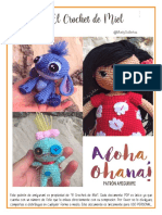 Patrón de muñeca hawaiana y amigos en crochet